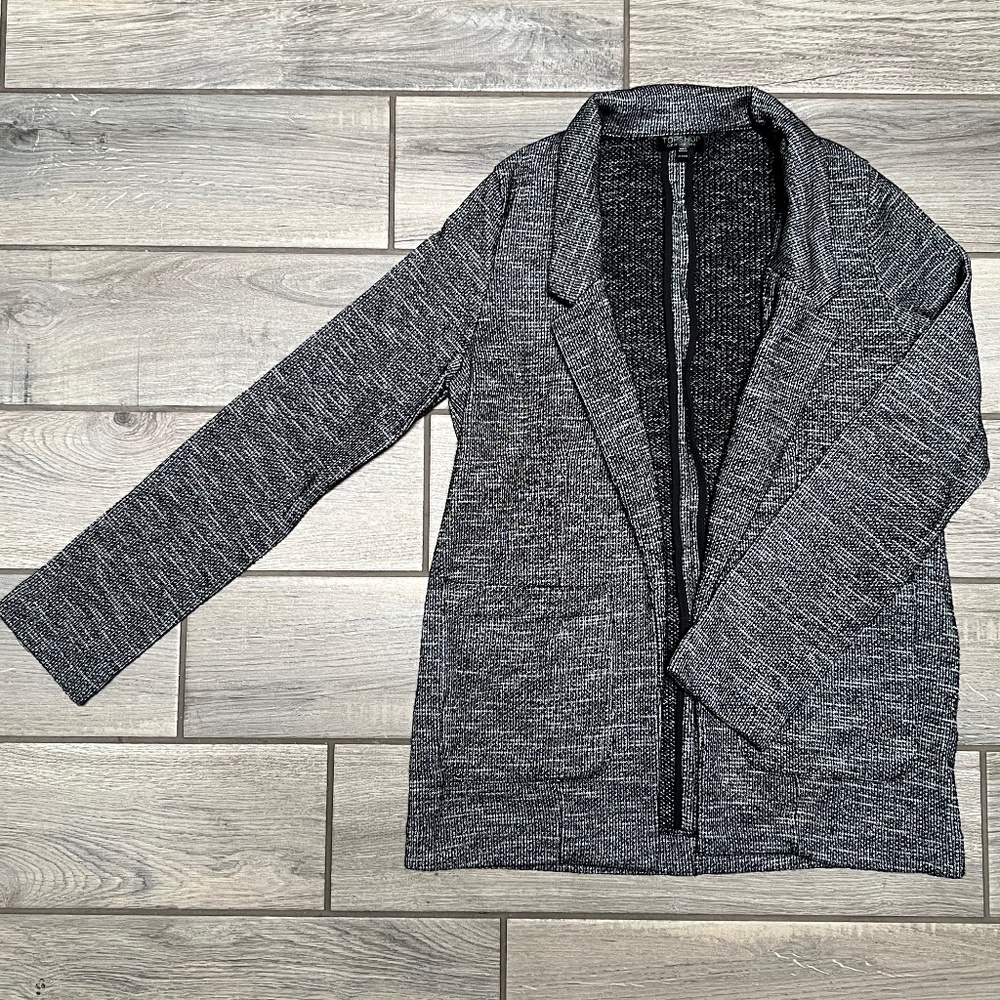 Topshop dressy black/white women US 6 open cardigan - Picture 2 of 3